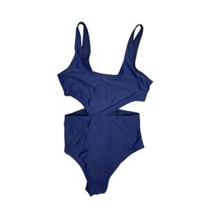Aerie one piece cut out swimsuit Navy M